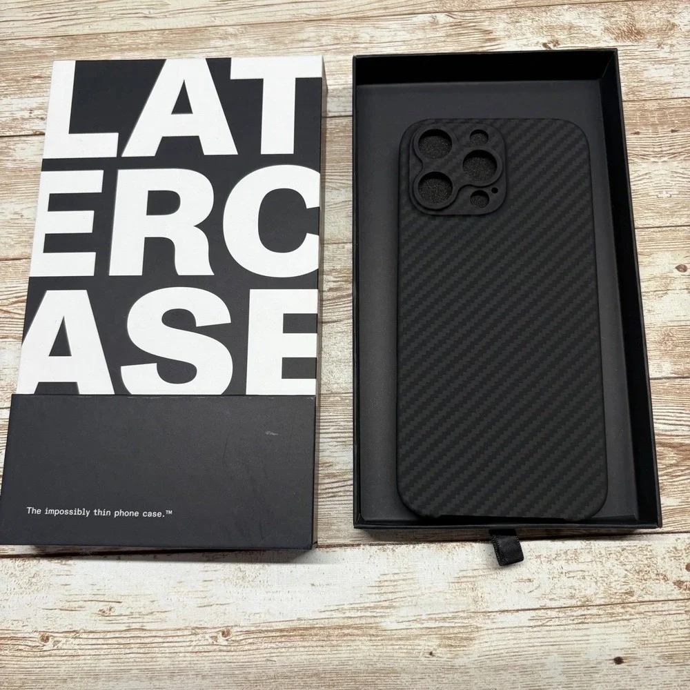 Latercase Classic Phone Case for iPhone 16 Pro Max Impossibly Thin New Open Box